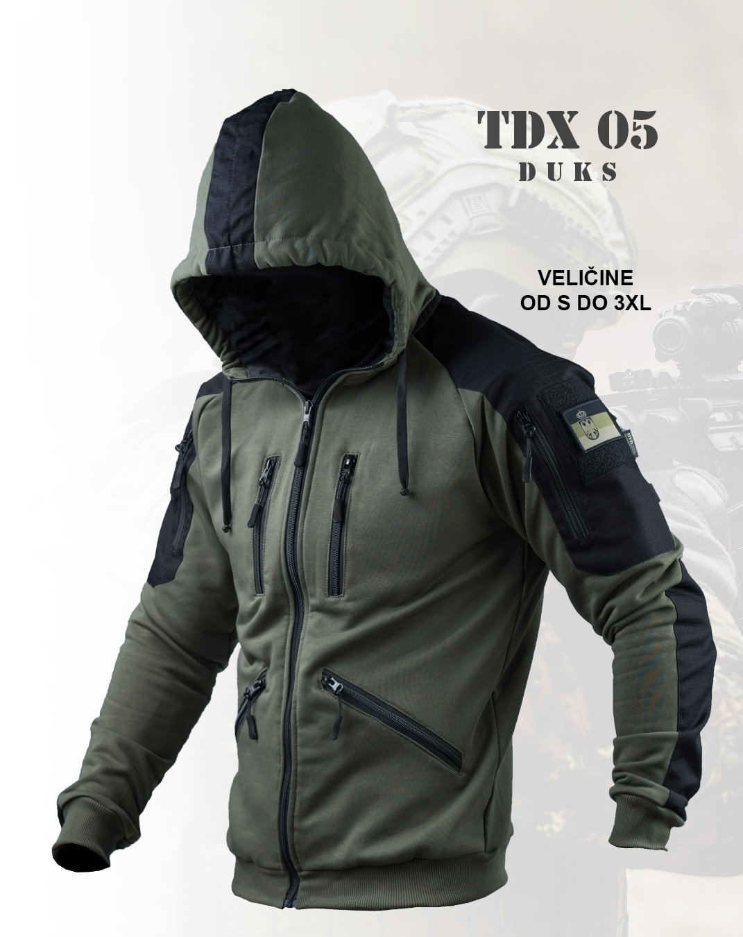 TDX duks sa kapuljačom